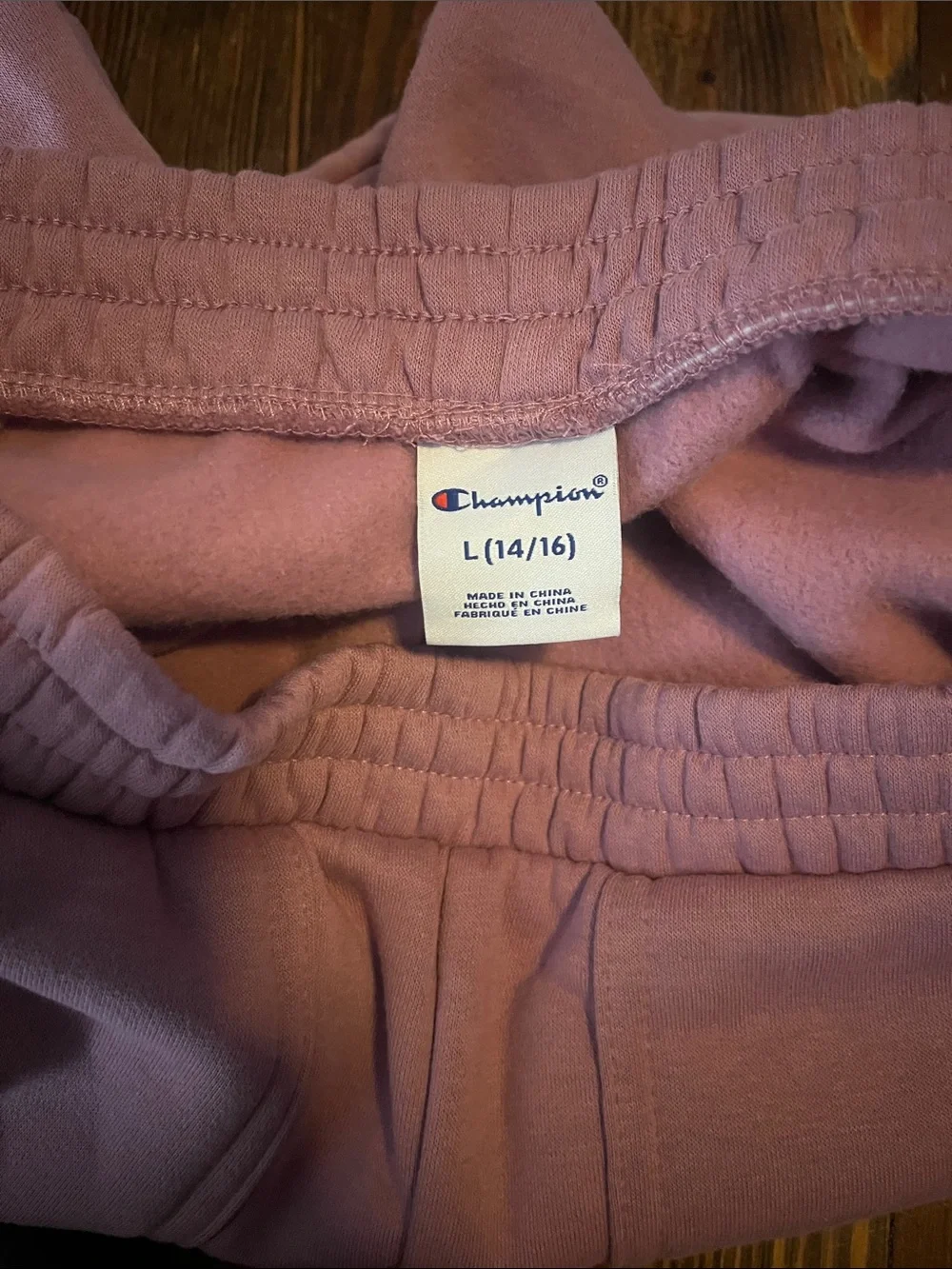 Champion Lavender Hooded Sweatshirt & Sweatsuit Set